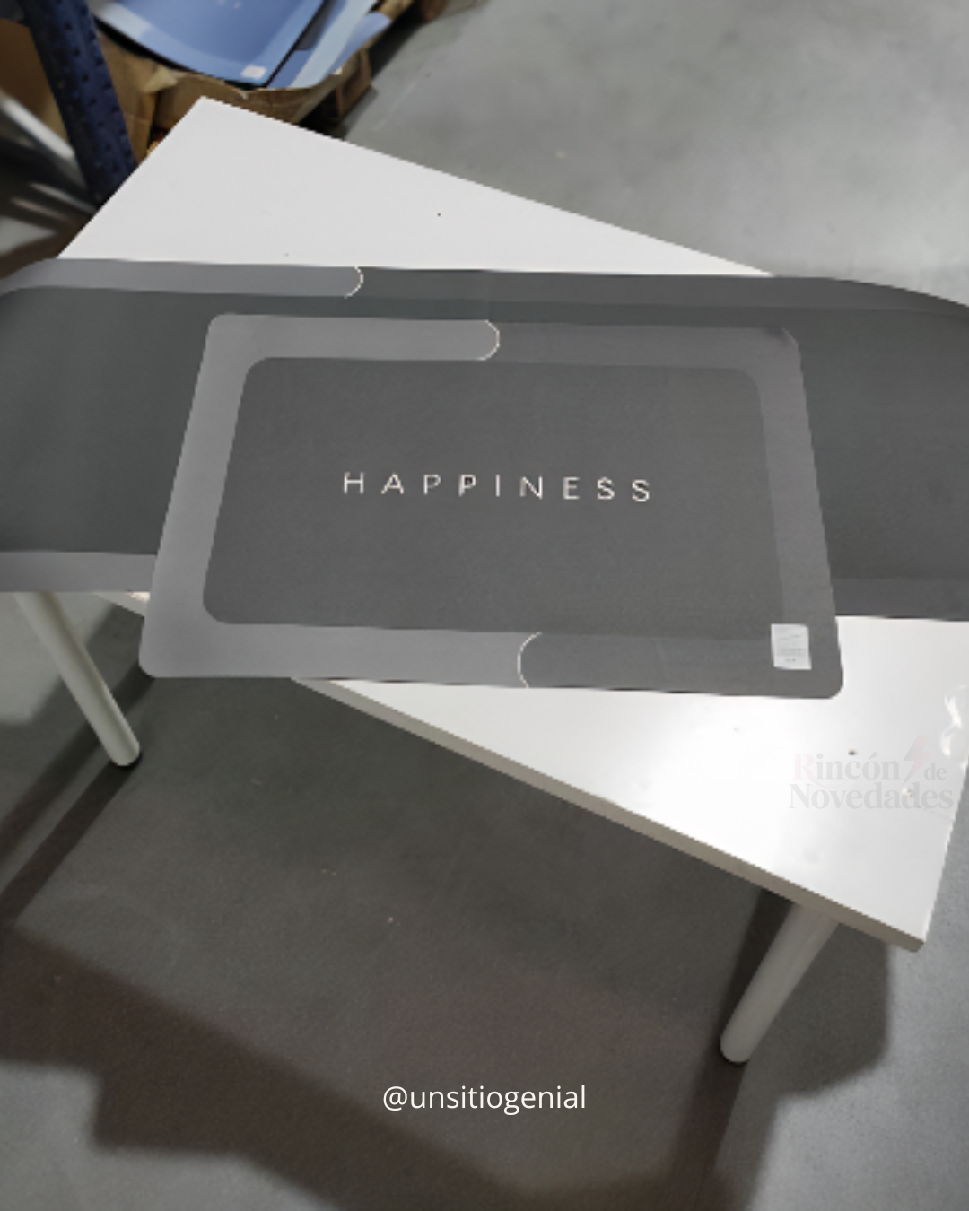 Alfombras antideslizantes gris cocina 2und