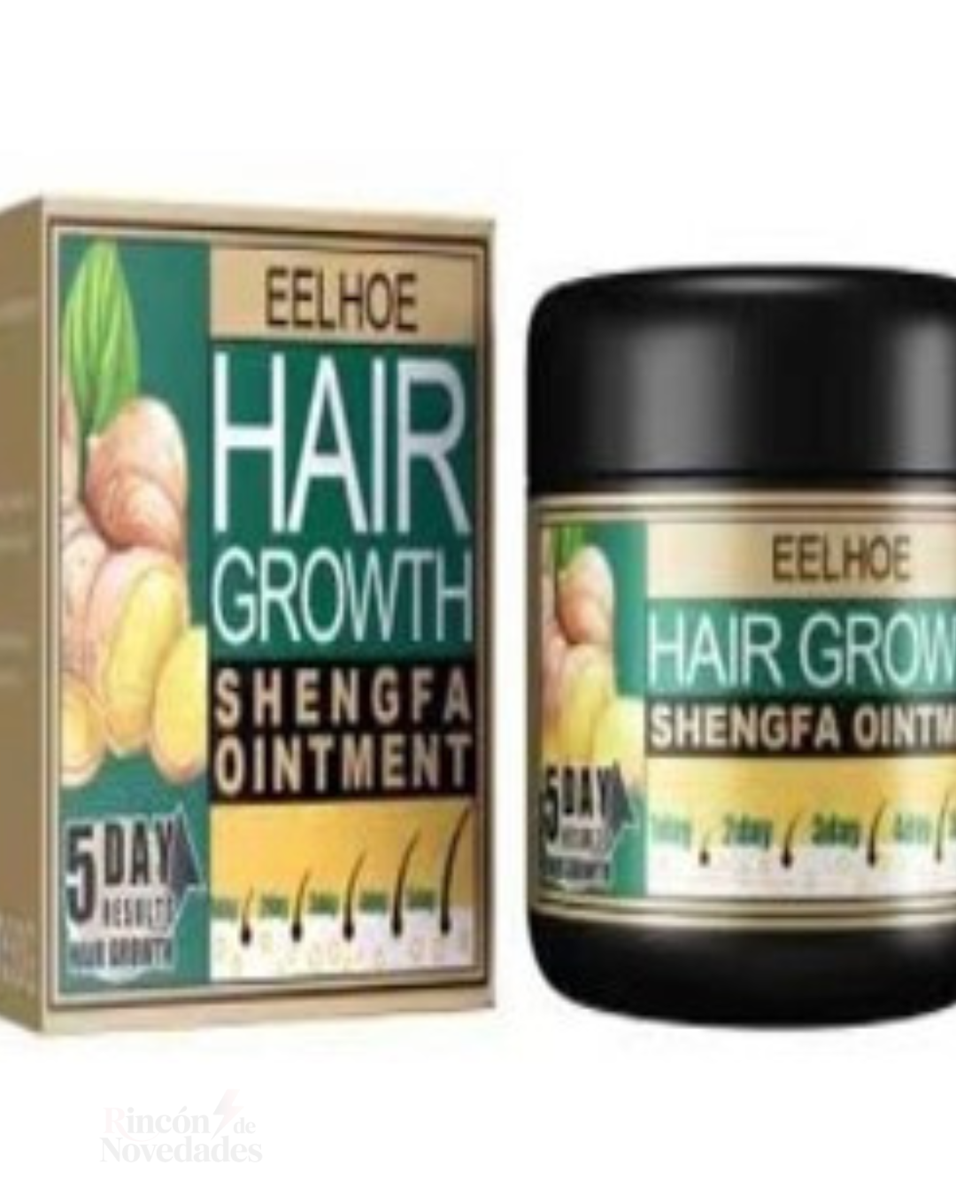 Crema de jengibre - crece cabello