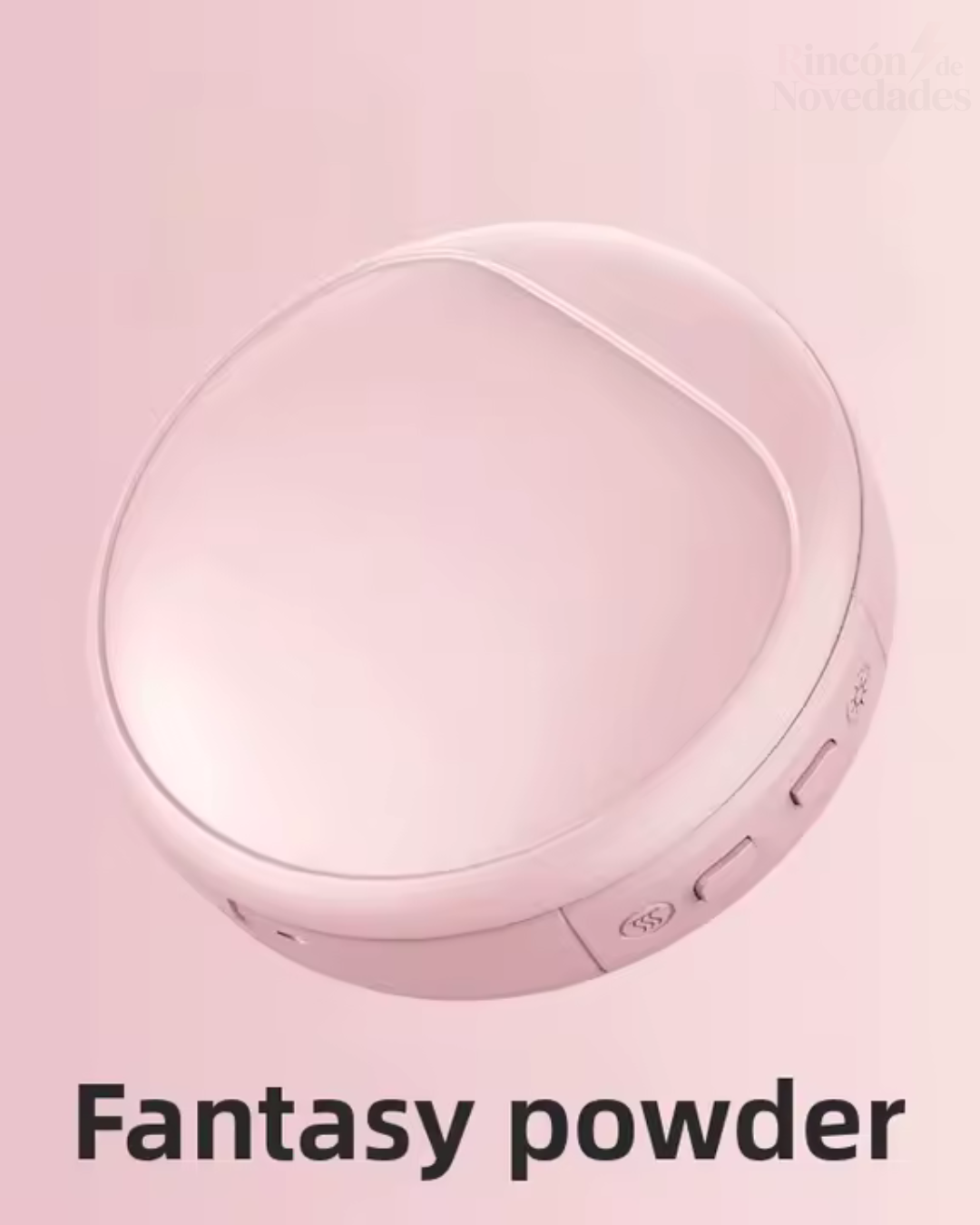 Espejo portátil led blanco powerbank con calentador Espejo de maquillaje LED portátil con carga, espejo de belleza inteligente con calefacción
