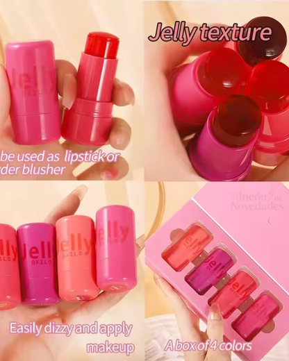 Rubor de gelatina pack de 4 uds