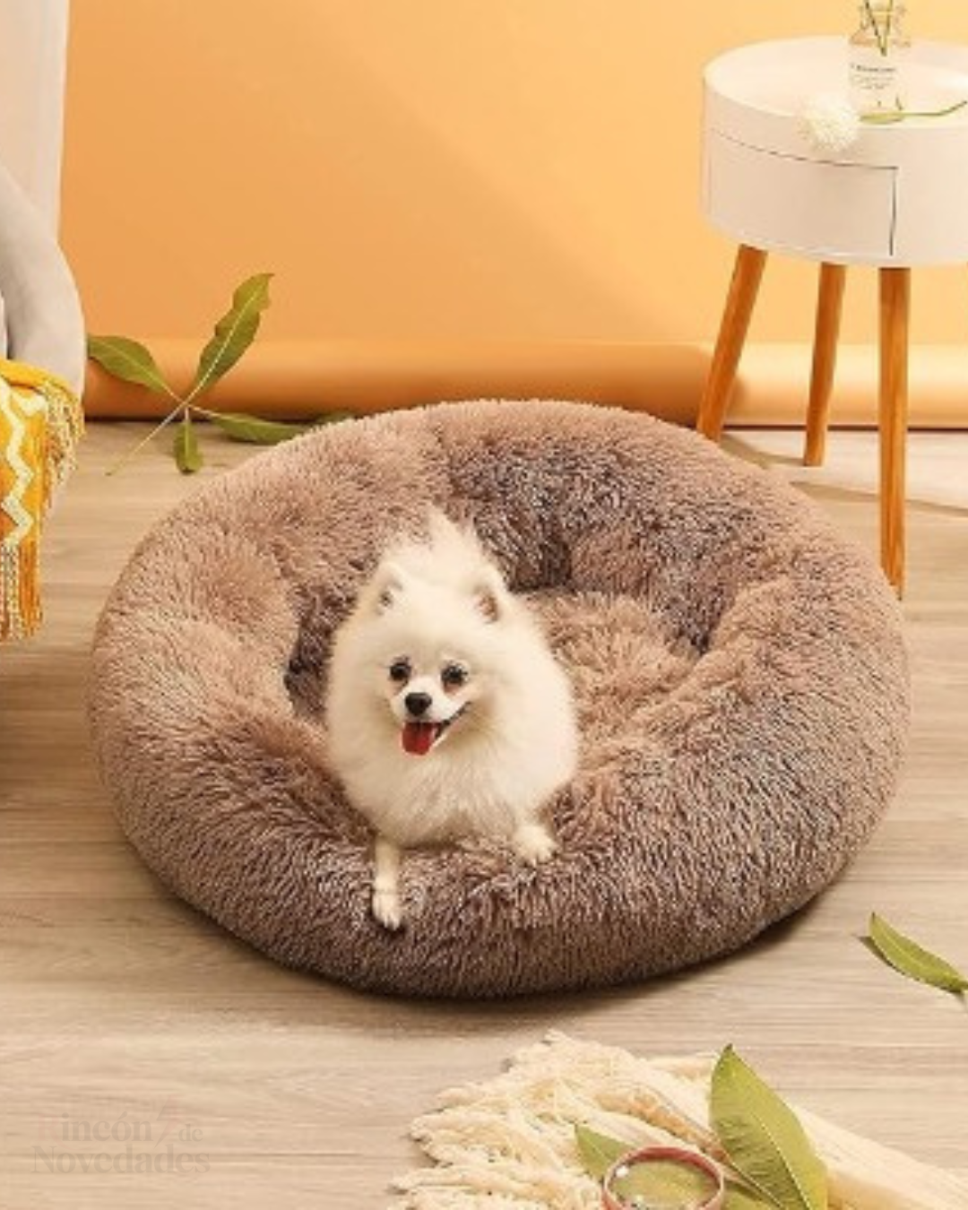 Cama Perro Grande Marron 90 cm