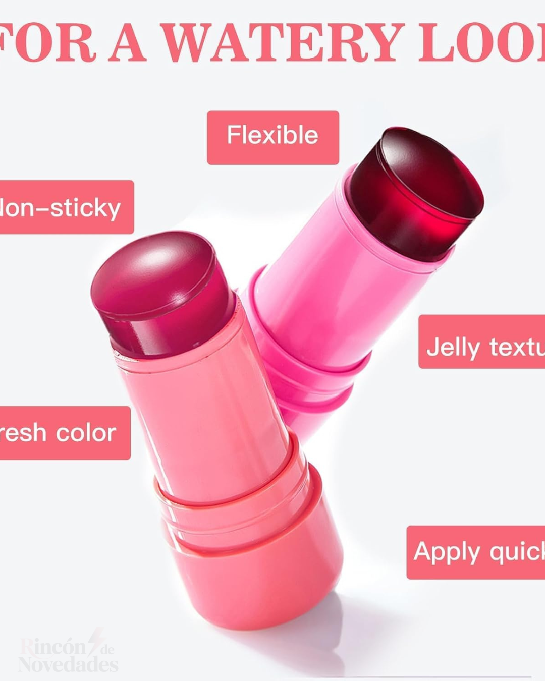 Rubor de gelatina pack de 4 uds