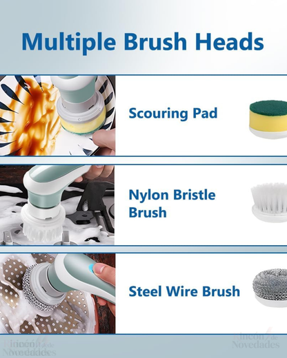 Cepillo de Limpieza Portátil Recargable