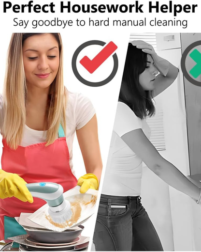 Cepillo de Limpieza Portátil Recargable