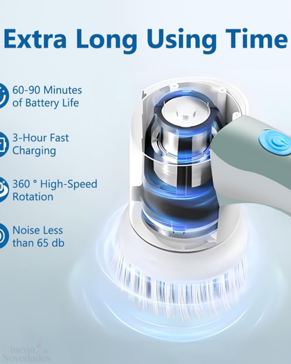 Cepillo de Limpieza Portátil Recargable