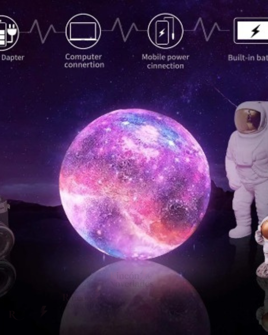 Lampara lunar galaxia