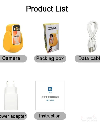 Cámara de videollamada bidireccional