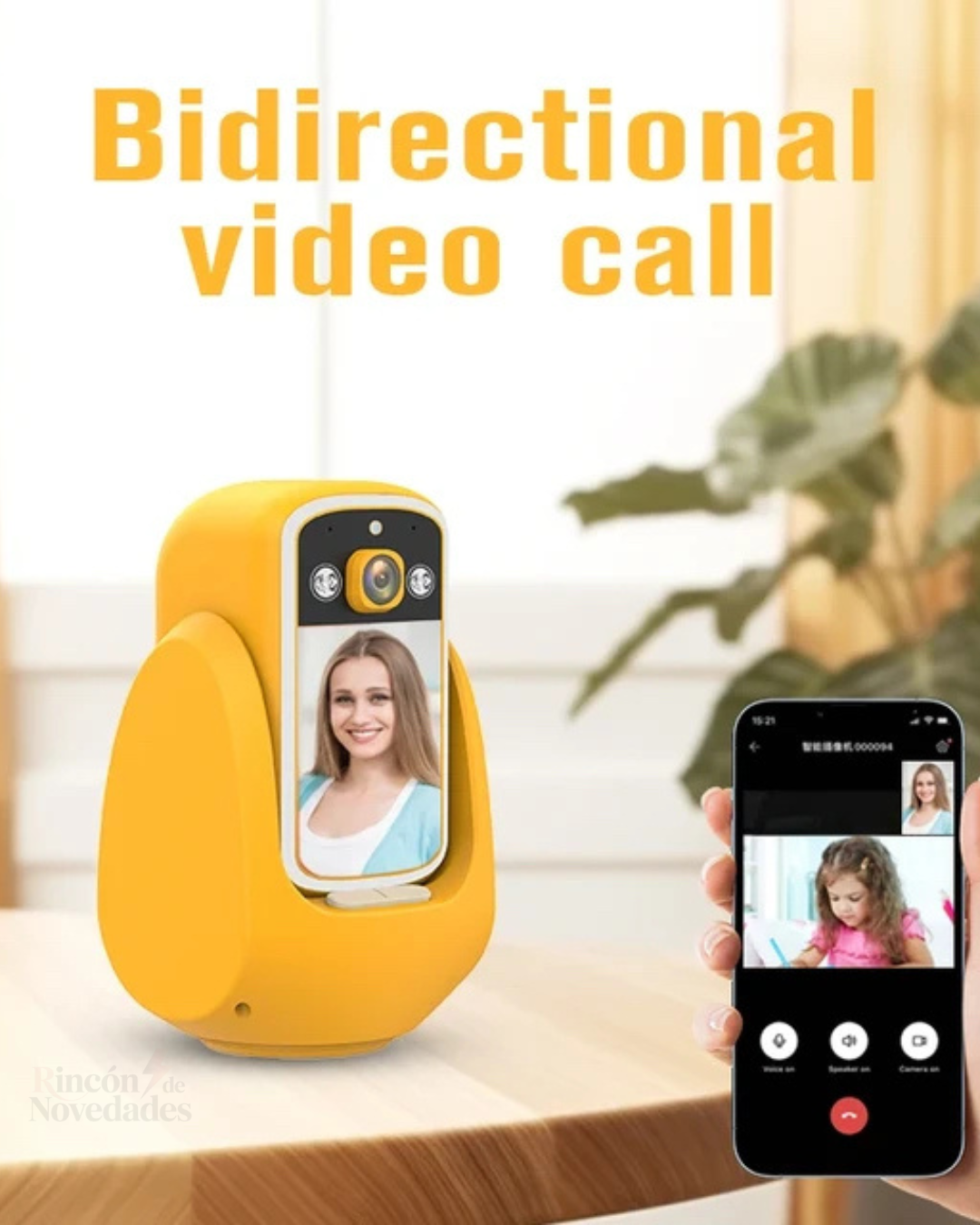 Cámara de videollamada bidireccional