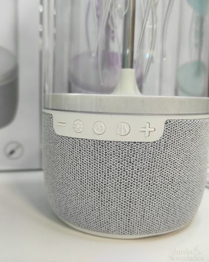 Altavoz LED de medusas que cambian de color