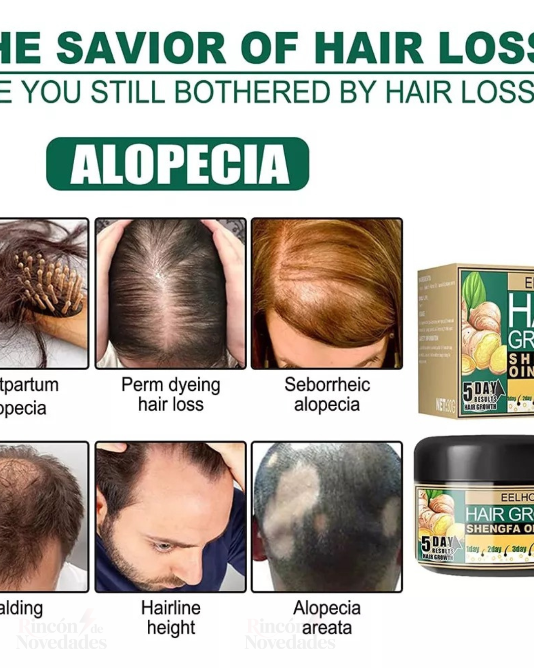 Crema de jengibre - crece cabello