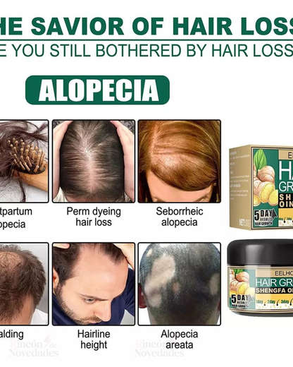 Crema de jengibre - crece cabello