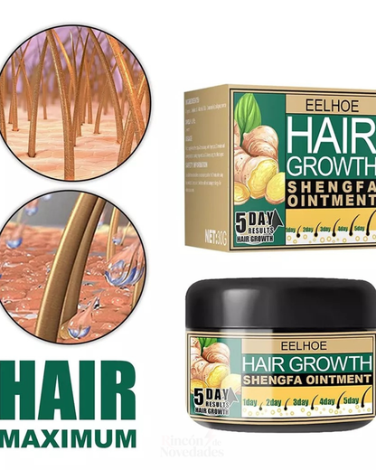 Crema de jengibre - crece cabello