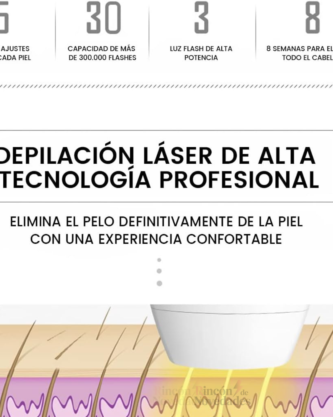 Depiladora de laser IPL PRO