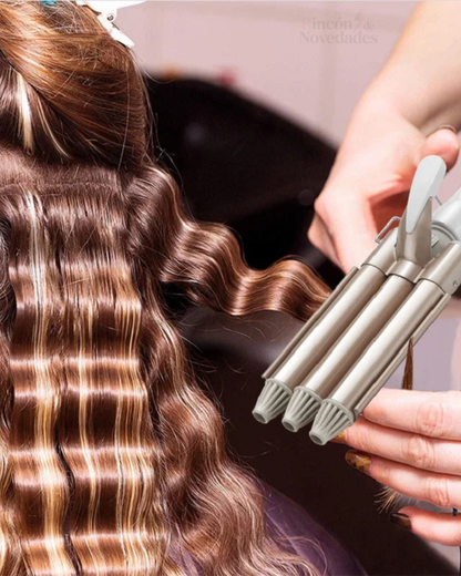 Rizador de pelo triple efecto