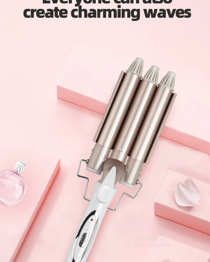 Rizador de pelo triple efecto
