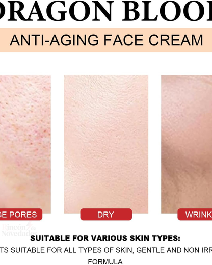 Crema hidratante antienvejecimiento con retinol placenta de dragón