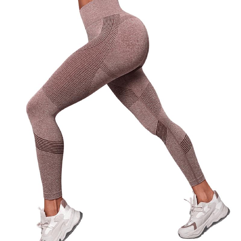 Leggins Mujer Push Up marron talla unica