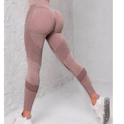 Leggins Mujer Push Up marron talla unica