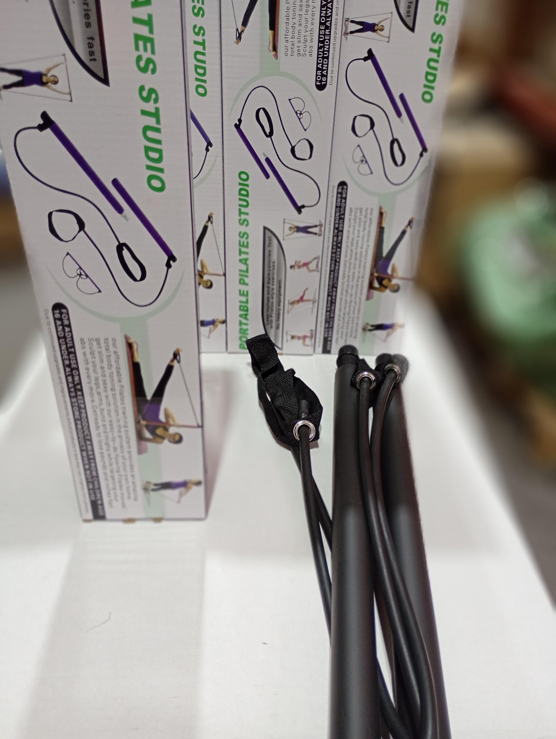 Kit de Barra de pilates portátil con banda de resistencia - additional image 1